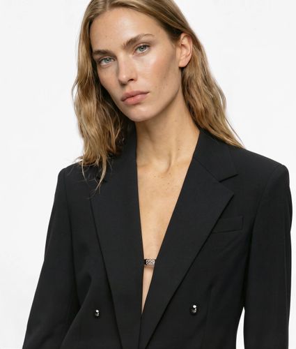 Blazer Court À Double Boutonnage, , , Taille: 38 - Karl Lagerfeld - Modalova