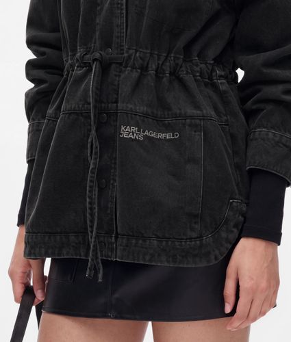 Veste En Denim À Cordon De Serrage, , , Taille: S - KL Jeans - Modalova