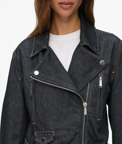 Veste Biker En Denim, , , Taille: Xs - Karl Lagerfeld - Modalova