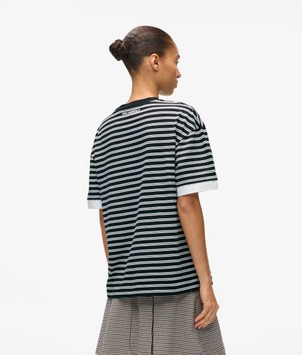T-shirt À Rayures Ikon, , , Taille: Xs - Karl Lagerfeld - Modalova