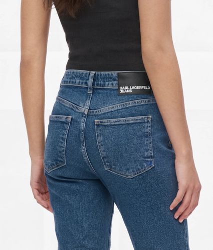 Jeans Mom Délavé, , Bleu Moyen Lavé À La Pierre, Taille: 2430 - KL Jeans - Modalova
