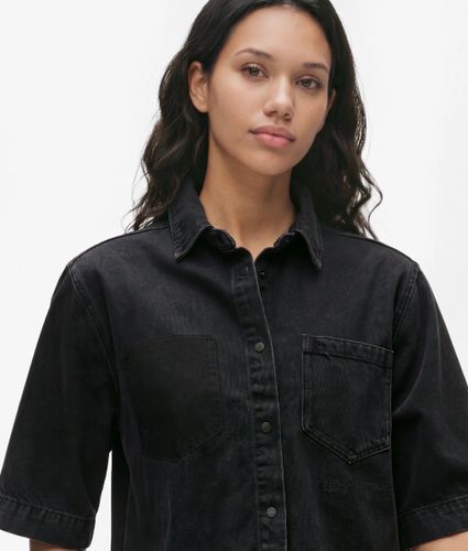 Chemise Boxy En Denim À Manches Courtes, , , Taille: Xs - KL Jeans - Modalova