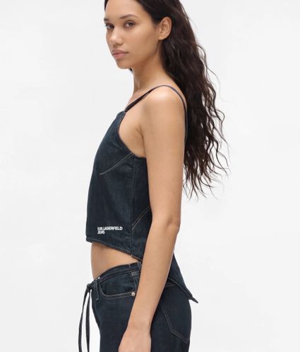 Haut En Denim Ajusté À Bretelles, , , Taille: S - KL Jeans - Modalova