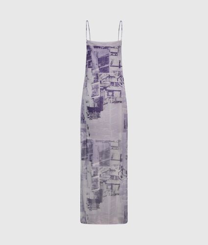 Robe Maxi En Maille Cityscape, , Impression Intégrale À Effet Béton Superposé, Taille: Xs - KL Jeans - Modalova