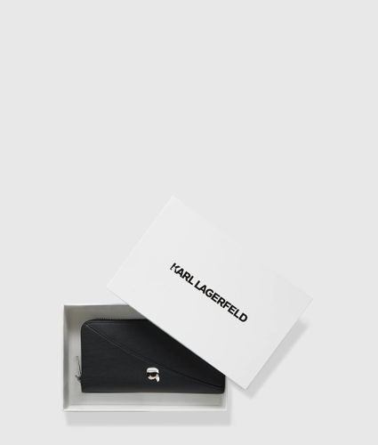 Portefeuille Long Lisse Ikon, , , Taille: One Size - Karl Lagerfeld - Modalova