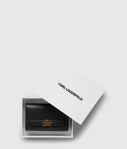 Portefeuille À Rabat De Taille Moyenne K/autograph, , /, Taille: One Size - Karl Lagerfeld - Modalova