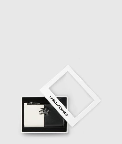 Portefeuille À Double Rabat Courbé K/autograph, , /, Taille: One Size - Karl Lagerfeld - Modalova