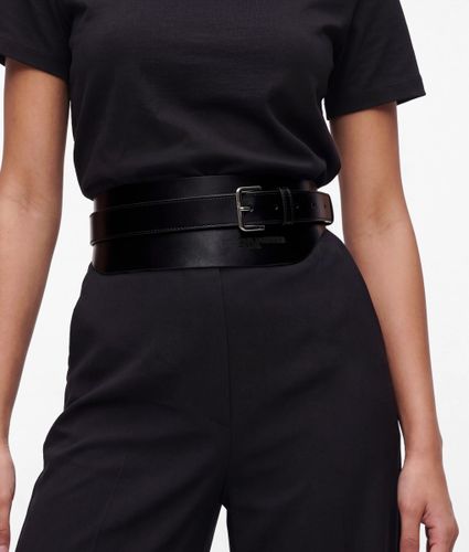 Ceinture En Cuir À Effet Superposé, , , Taille: 65 - KL Jeans - Modalova
