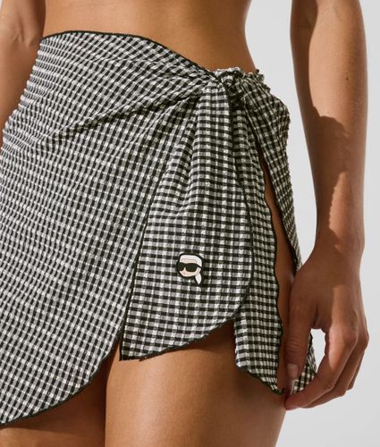 Mini-pareo En Vichy Ikon, , -, Taille: S - Karl Lagerfeld - Modalova