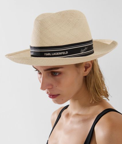 Chapeau Panama Kl X Borsalino, , , Taille: S - Karl Lagerfeld - Modalova