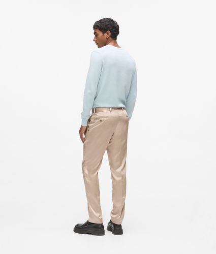 Pantalon En Satin, , , Taille: 50 - Karl Lagerfeld - Modalova