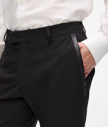 Pantalon Avec Détails En Simili-cuir, , , Taille: 46 - Karl Lagerfeld - Modalova