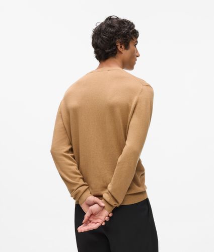 Pull En Tricot À Col Rond, , , Taille: Xs - Karl Lagerfeld - Modalova