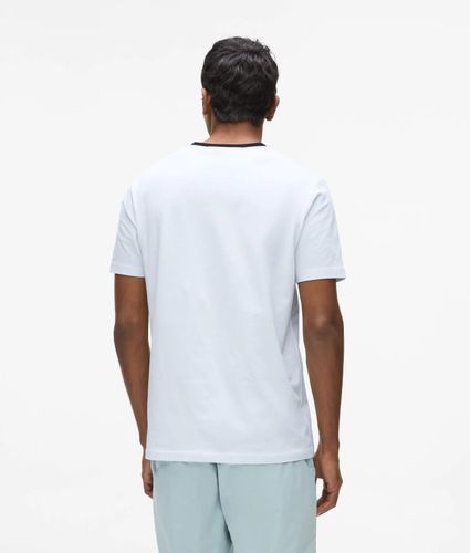 T-shirt À Col En V Contrasté, , -, Taille: S - Karl Lagerfeld - Modalova