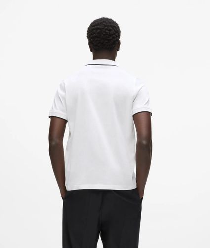 Polo À Texture Structurée, , , Taille: M - Karl Lagerfeld - Modalova