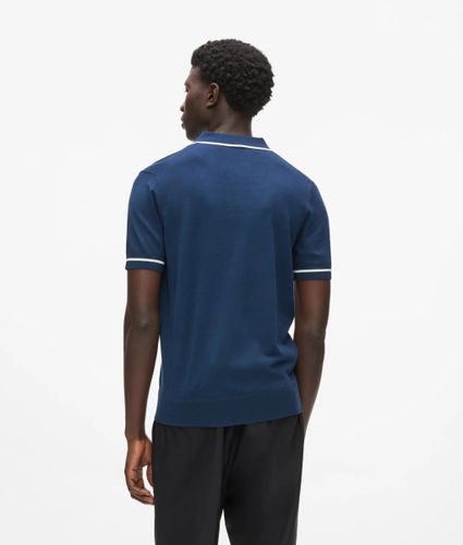 Polo En Maille À Passepoil Contrastant, , , Taille: S - Karl Lagerfeld - Modalova