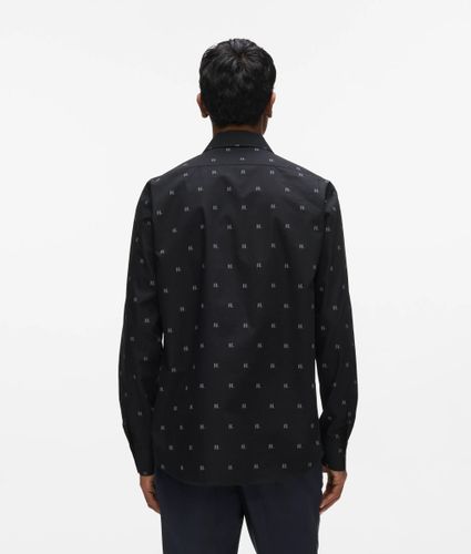 Chemise À Motif Monogram Façon All-over, , , Taille: 37 - Karl Lagerfeld - Modalova