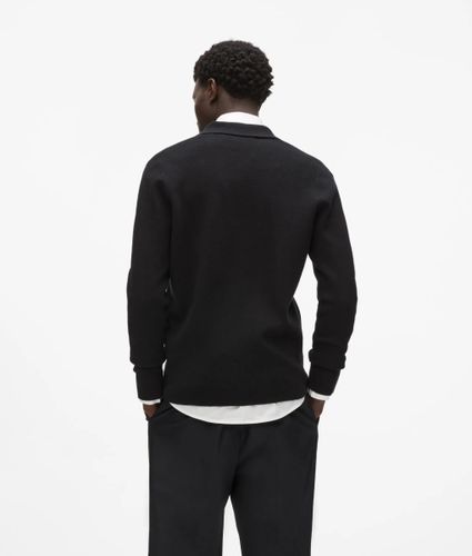 Veste En Maille Avec Fermeture Zippée, , , Taille: M - Karl Lagerfeld - Modalova