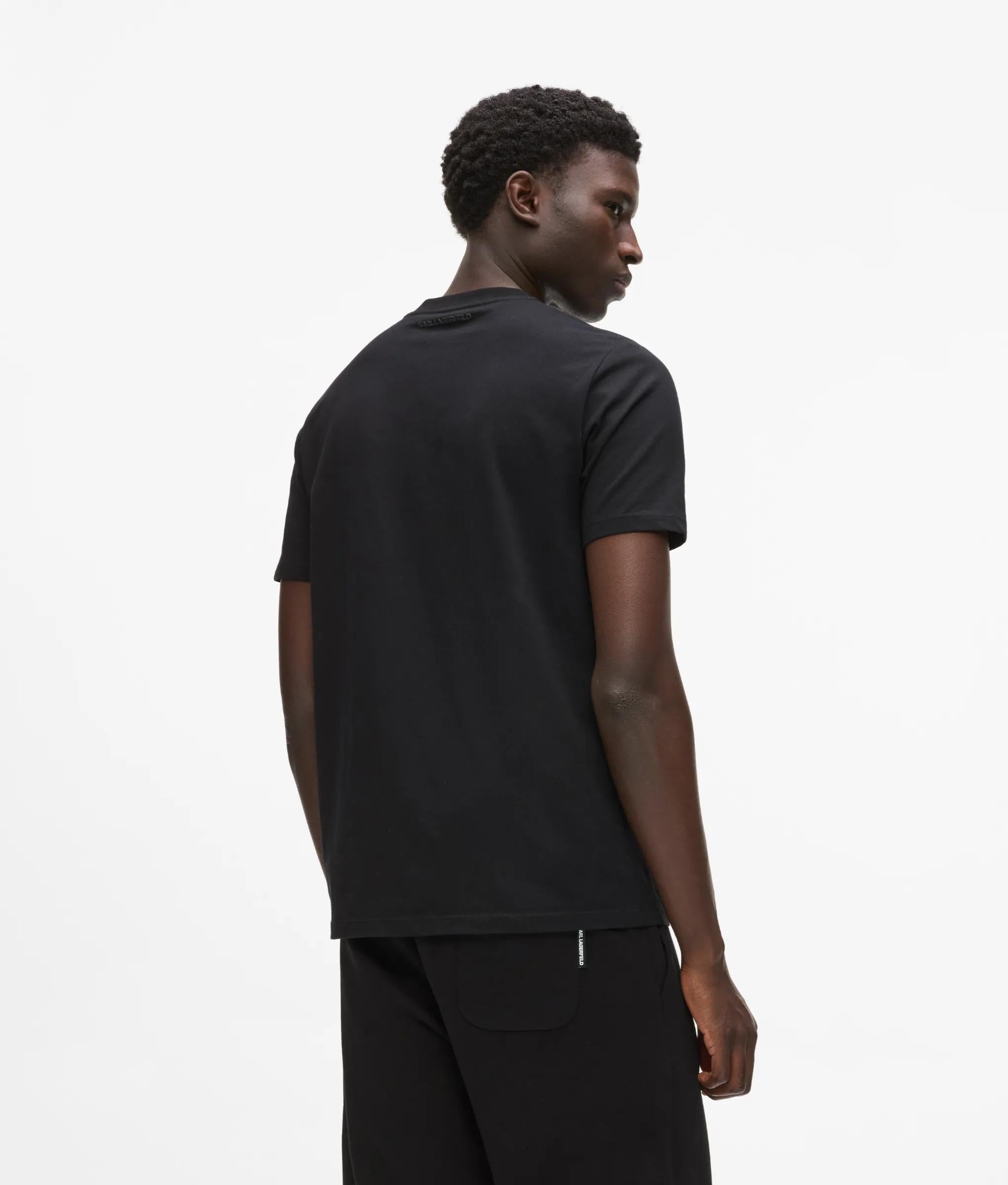 T-shirt À Motif Monogram En Métal, , , Taille: S - Karl Lagerfeld - Modalova