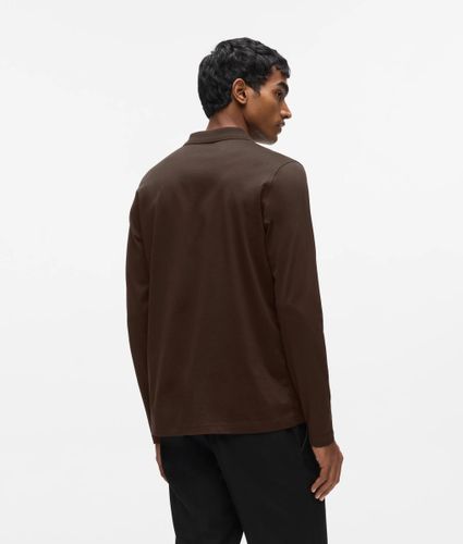 Polo Monogram À Manches Longues, , /, Taille: Xs - Karl Lagerfeld - Modalova