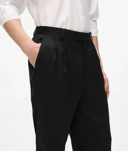 Pantalon De Costume À Double Pli Kl Studio, , , Taille: 46 - Karl Lagerfeld - Modalova