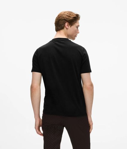 T-shirt À Col Rond Monogram, , , Taille: Xs - Karl Lagerfeld - Modalova