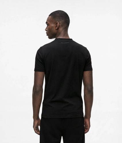 T-shirt À Col Rond Monogram, , , Taille: Xs - Karl Lagerfeld - Modalova