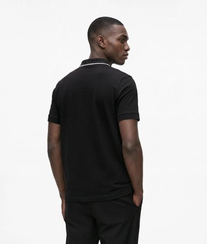Polo À Col Rayé, , , Taille: S - Karl Lagerfeld - Modalova