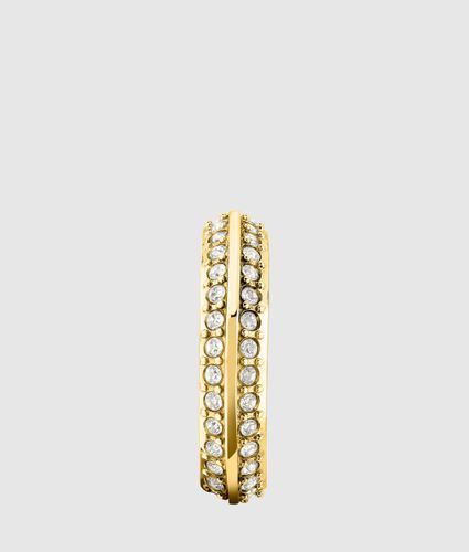 Bague Dorée À Cristaux, , , Taille: 12 - Karl Lagerfeld - Modalova