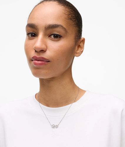 Collier Double Cœur En , , , Taille: One Size - Karl Lagerfeld - Modalova