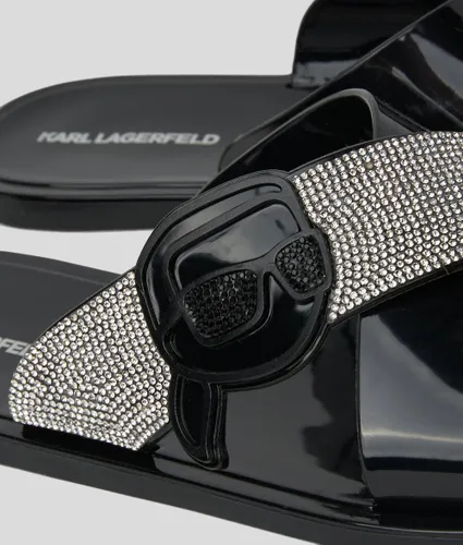 Mules Strass Ikon Nft Jelly, , /, Taille: 35 - Karl Lagerfeld - Modalova
