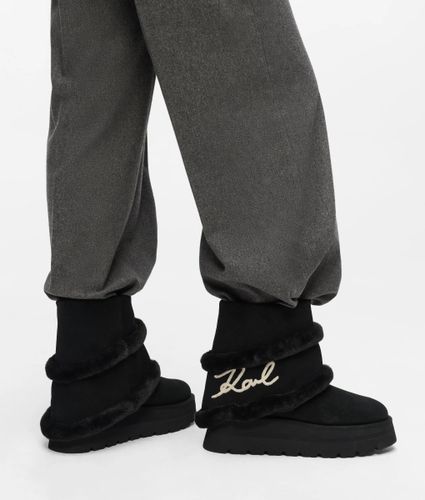 Bottes À Revers Rabattu Skylar, , , Taille: 35 - Karl Lagerfeld - Modalova