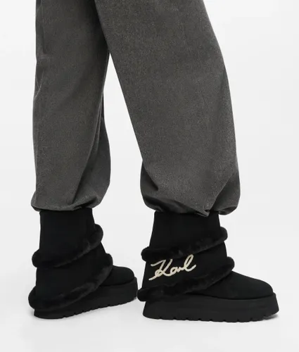 Bottes À Revers Rabattu Skylar, , , Taille: 35 - Karl Lagerfeld - Modalova