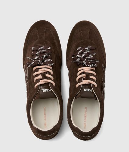 Baskets En Daim Signature Altia, , , Taille: 35 - Karl Lagerfeld - Modalova