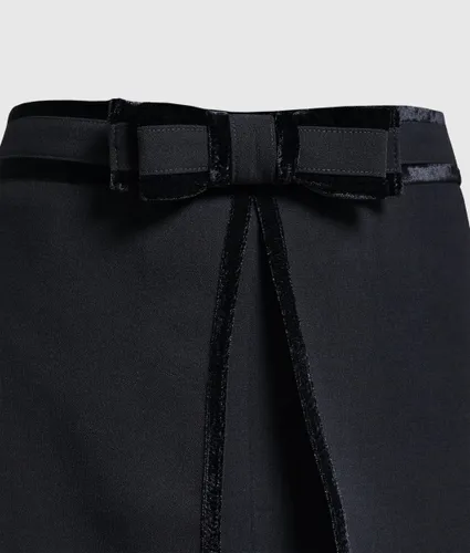 Jupe Plissée Avec Détail En Velours, , , Taille: 44 - Karl Lagerfeld - Modalova