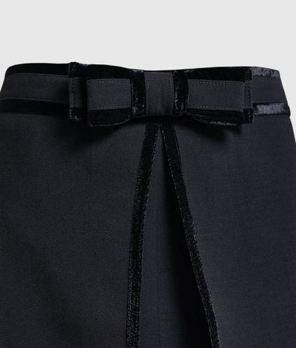 Jupe Plissée Avec Détail En Velours, , , Taille: 44 - Karl Lagerfeld - Modalova