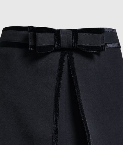 Jupe Plissée Avec Détail En Velours, , , Taille: 44 - Karl Lagerfeld - Modalova