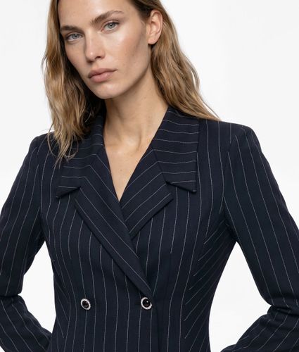 Robe Blazer En Maille À Fines Rayures, , //, Taille: 50 - Karl Lagerfeld - Modalova
