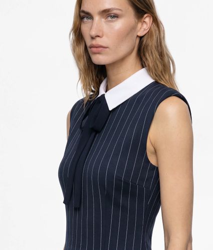 Robe Sans Manches En Maille À Fines Rayures, , //, Taille: 38 - Karl Lagerfeld - Modalova