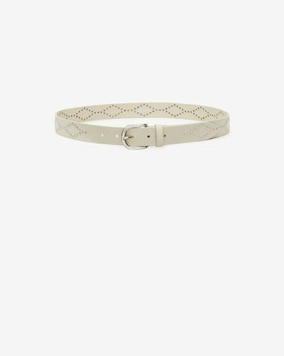 Ceinture Liliana En Cuir - Écru- - Taille90 - Isabel Marant - Modalova