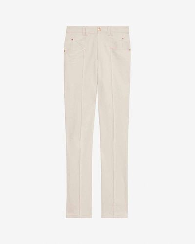 Pantalon Lirokae - Écru - Taille 36 - Isabel Marant - Modalova