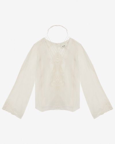 Blouse Luna - Écru - Taille 42 - Isabel Marant - Modalova