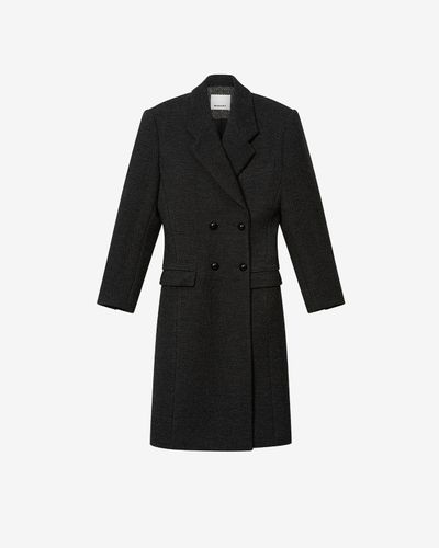 Manteau Erla En Laine - Taille40 - Isabel Marant - Modalova
