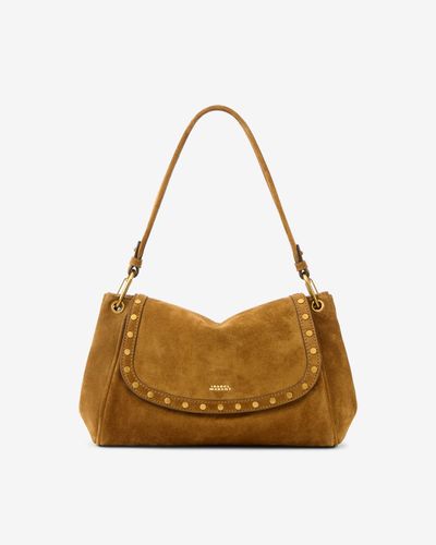 Sac Chany M En Cuir Velours - Isabel Marant - Modalova