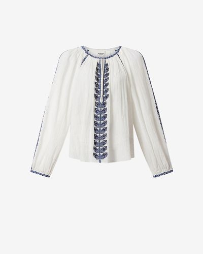 Top Lena - Écru Et - Taille38 - Collection Été - Nouvelle Collection Capsule High Summer - Marant Étoile - Modalova