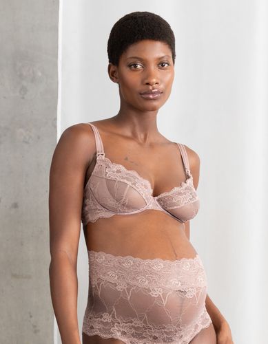Lace Plunge Maternity + Nursing Bra - Seraphine - Modalova