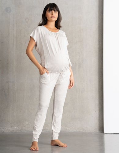 Ensemble 2 pièces loungewear de grossesse et d'allaitement manches courtes - Seraphine - Modalova