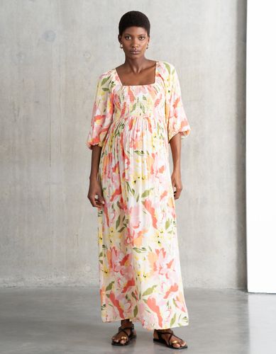 Shirred Body Maxi Maternity Dress - Seraphine - Modalova