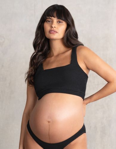 Textured Maternity Bikini Top - Seraphine - Modalova