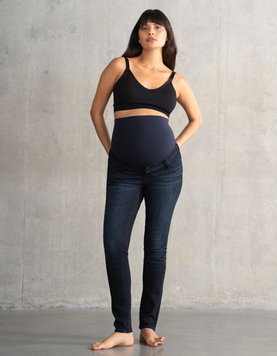 Jean de maternité skinny indigo au-dessus du ventre - Seraphine - Modalova